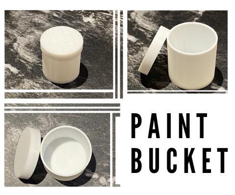 Painting kit - All in one w/ brush holder and buckets