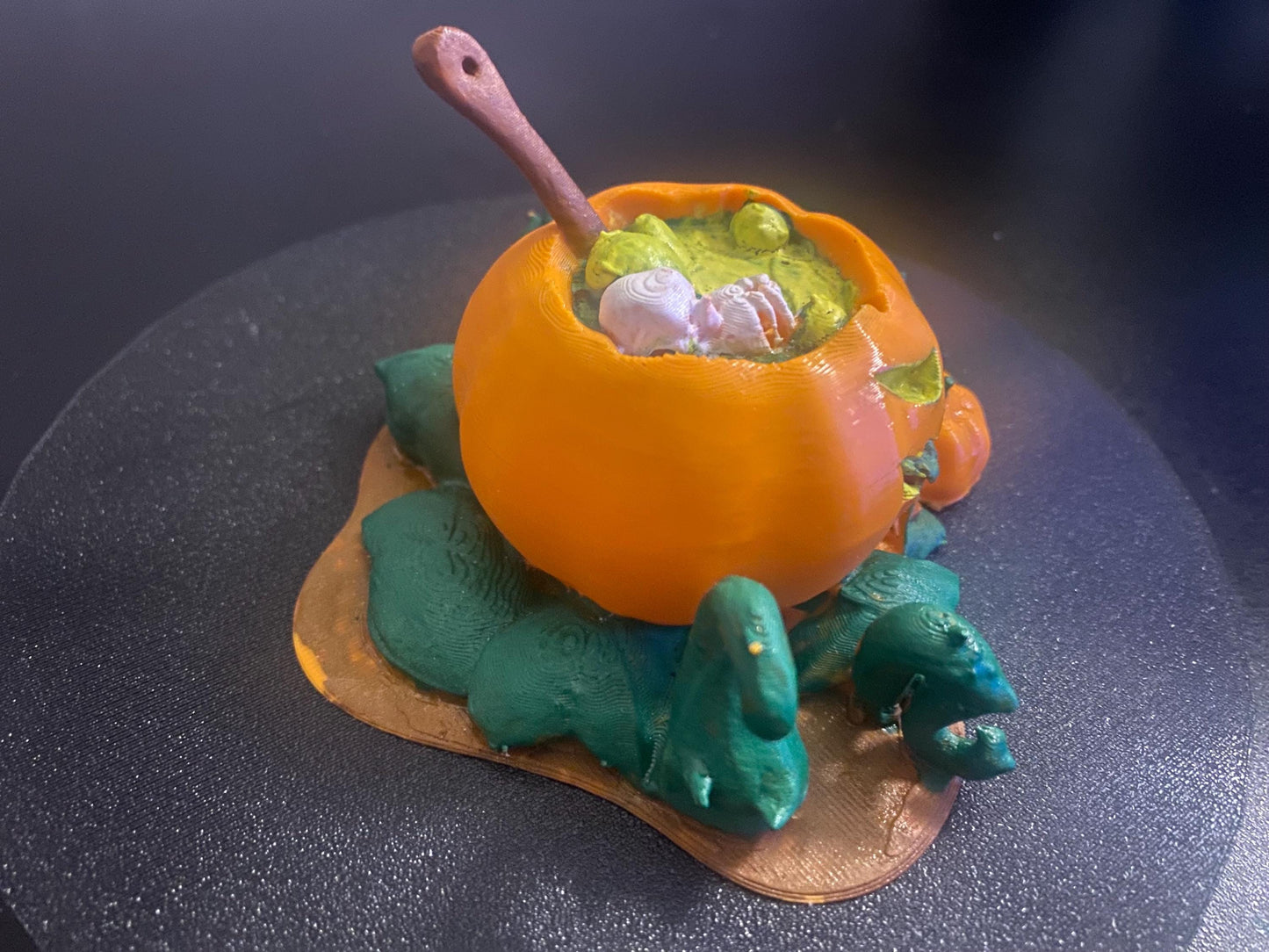 Last war Pumpkin base desktop model