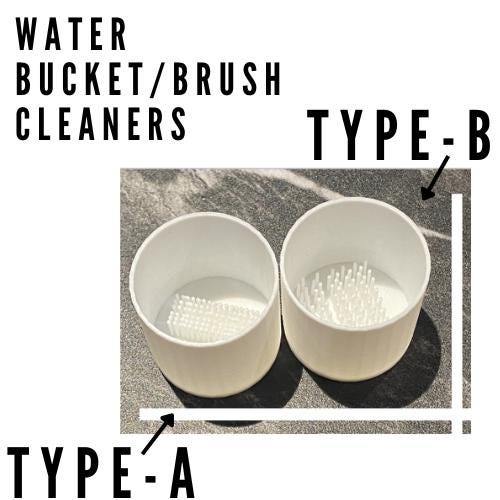 Painting kit - All in one w/ brush holder and buckets