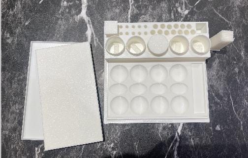 Painting kit - All in one w/ brush holder and buckets